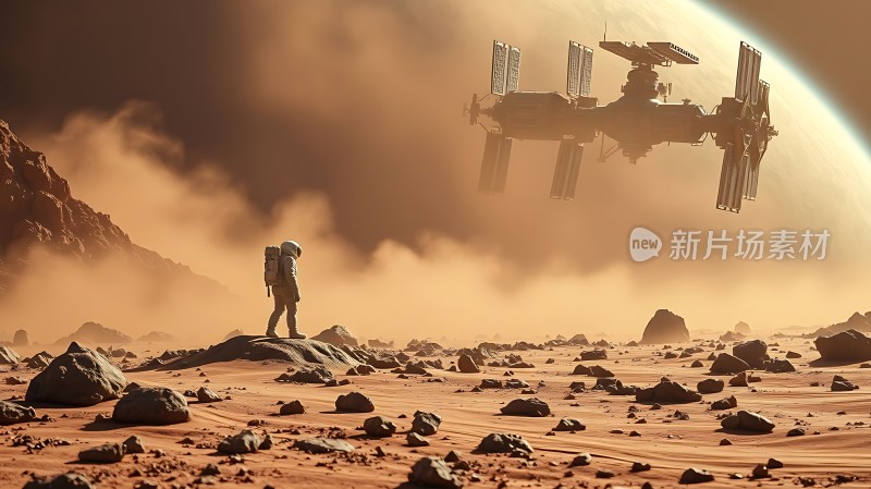 火星探索者与宇宙飞船