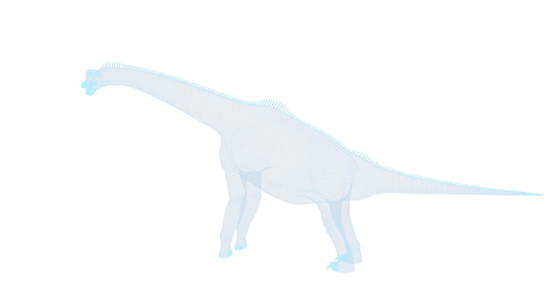 恐龙 Brachiosaurus 腕龙