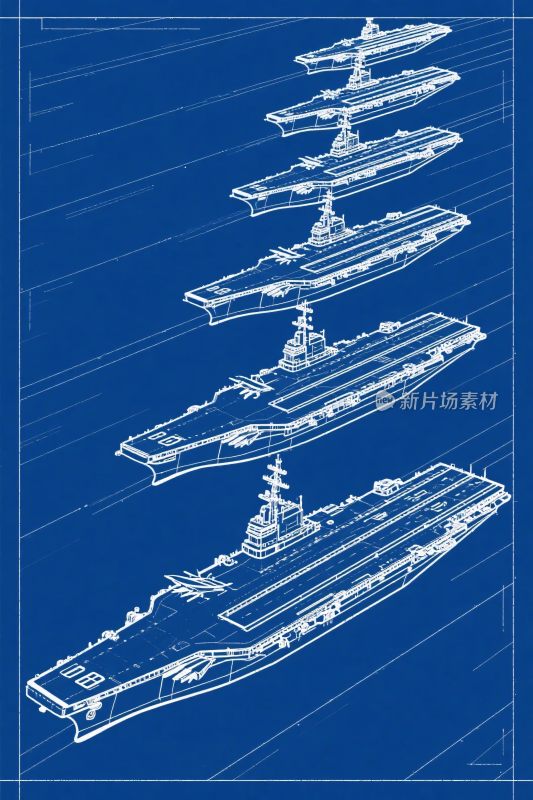 航母蓝图示意图
