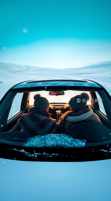 雪地里的温馨旅程
