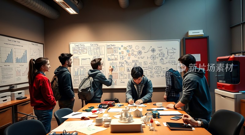 团队协作头脑风暴会议