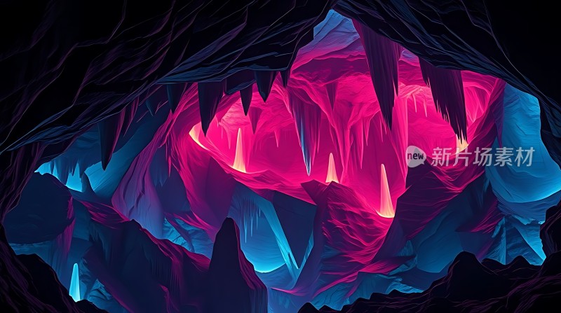 神秘洞穴奇景