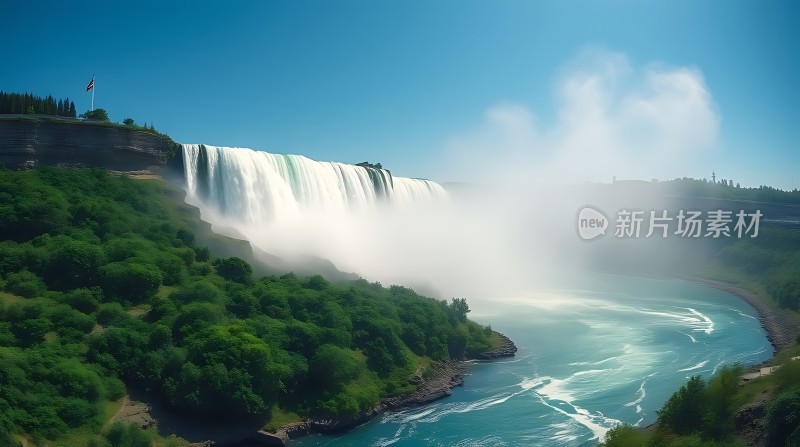 尼亚加拉瀑布之壮丽奇观