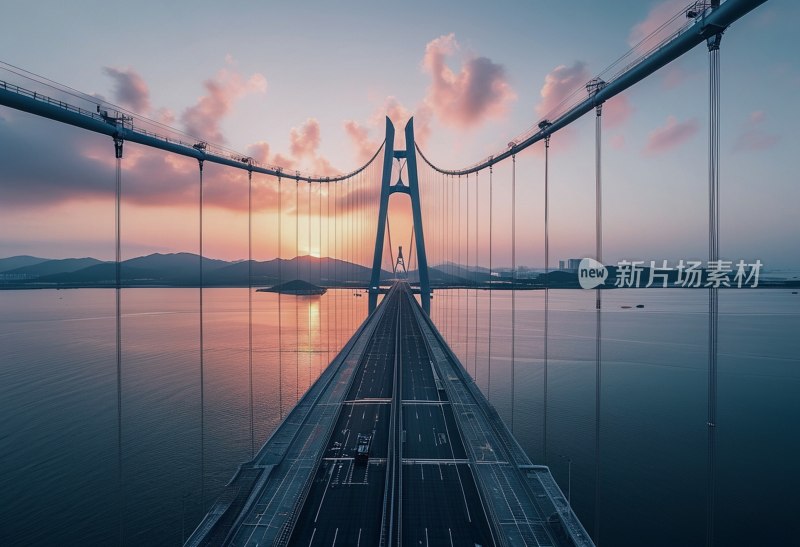 珠海洪鹤大桥晨曦