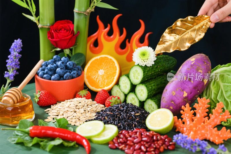 健康食材多彩组合