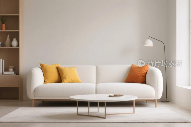 简约现代客厅沙发布置