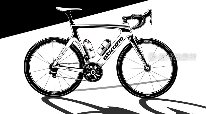 碳纤维公路自行车