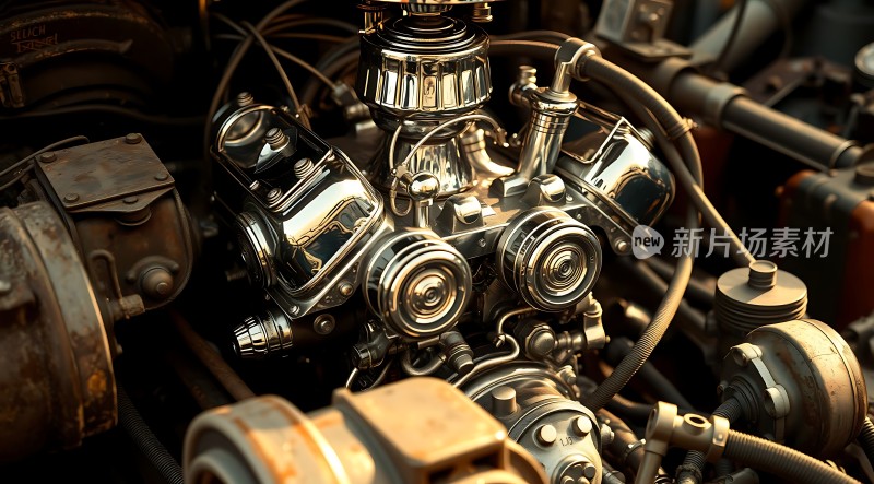 机械之心银色引擎的精密之美