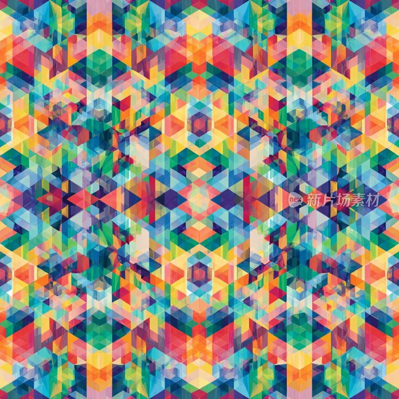多彩几何图案背景