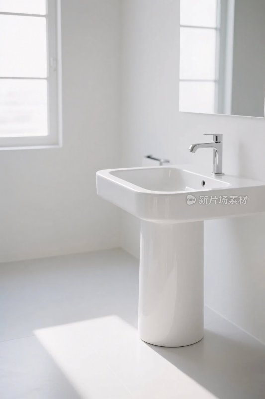 简约卫浴洗手台场景