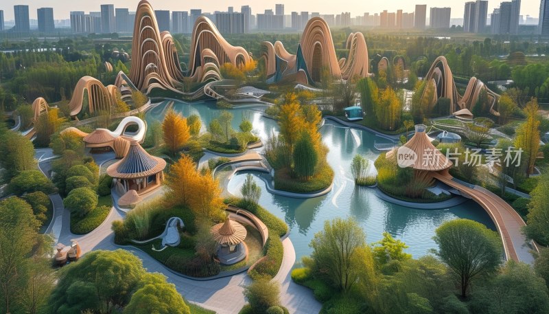 成都天府艺术公园全景