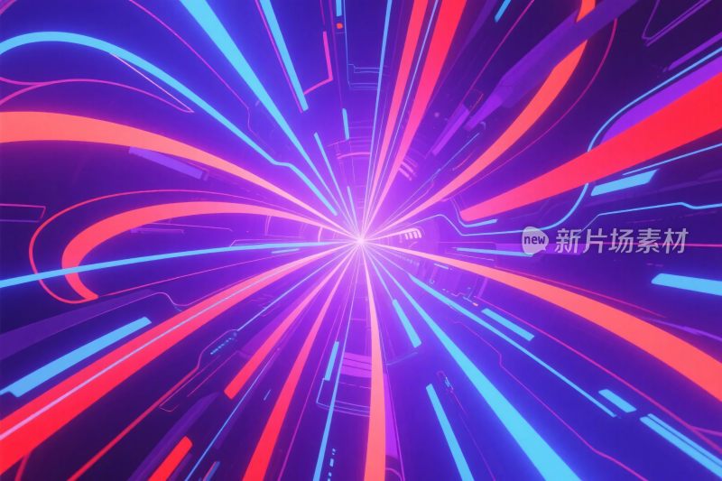 炫彩霓虹光效背景