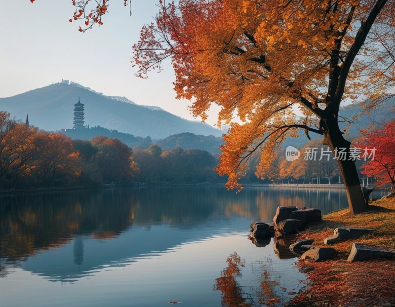 钟山秋色迷人眼