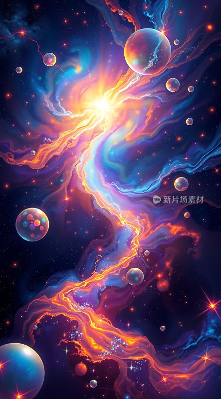 宇宙奇观星云与行星
