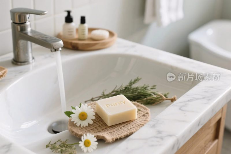 浴室洗手台场景图