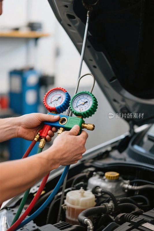 汽车维修压力表检测