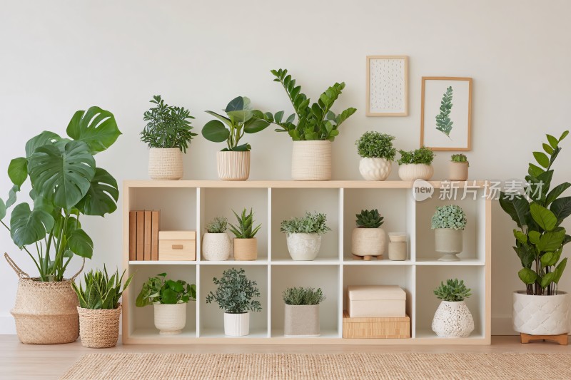 室内绿植装饰架场景