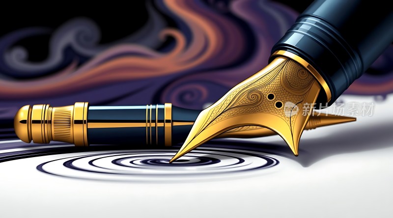 金笔绘就艺术之梦