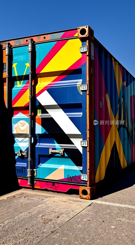 集装箱艺术色彩与设计的碰撞