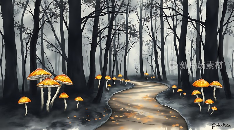 幽径迷踪雾林秘境探幽