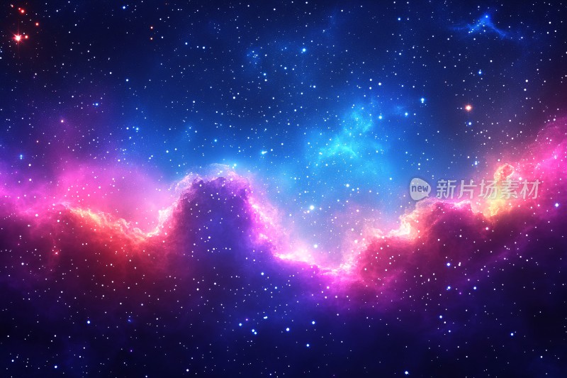 梦幻绚丽的星空宇宙景象