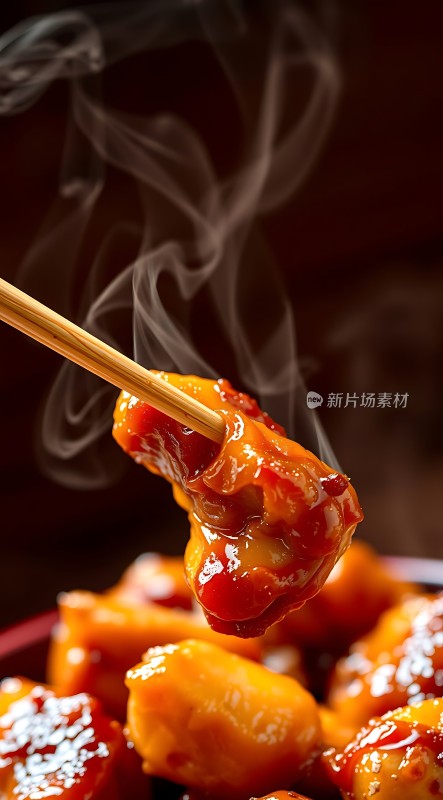 香辣鸡块诱人品尝