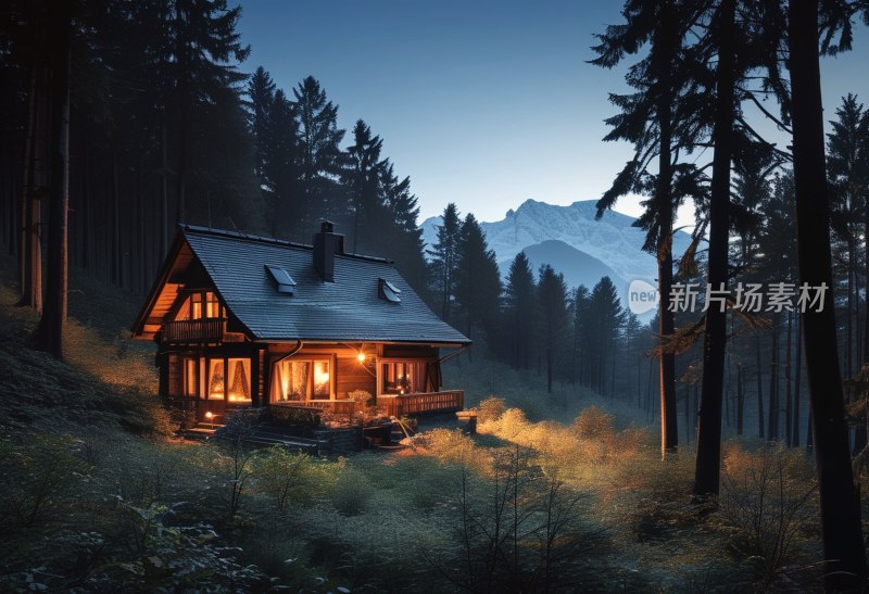 黑森林黄昏小屋