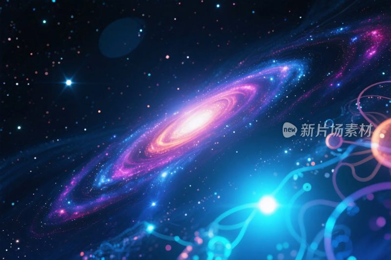 星空银河梦幻插画