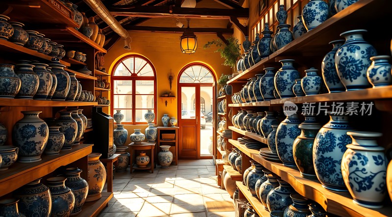 古色古香瓷器店