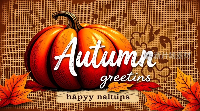 秋意浓南瓜香落叶舞动秋天的旋律