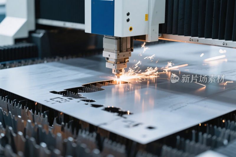 工业激光切割设备操作场景