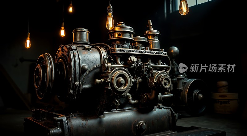 蒸汽机时代复古工业之美