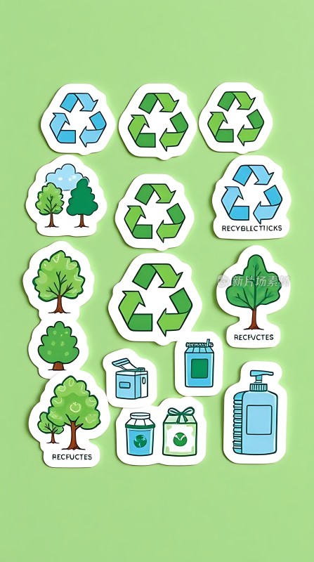 绿色环保贴纸系列