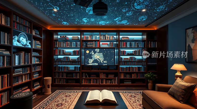 星空下的阅读时光