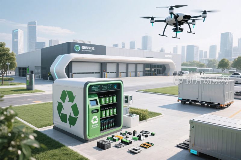智能无人配送中心场景