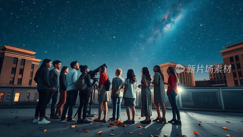 仰望星空探索宇宙奥秘
