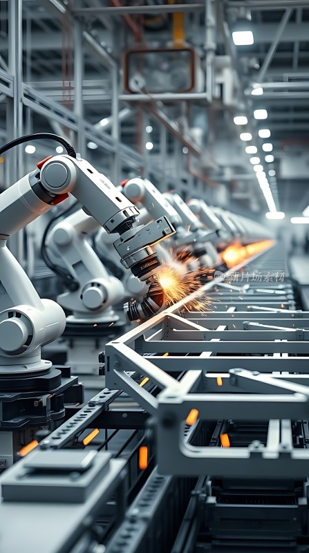 工业机器人生产线焊接