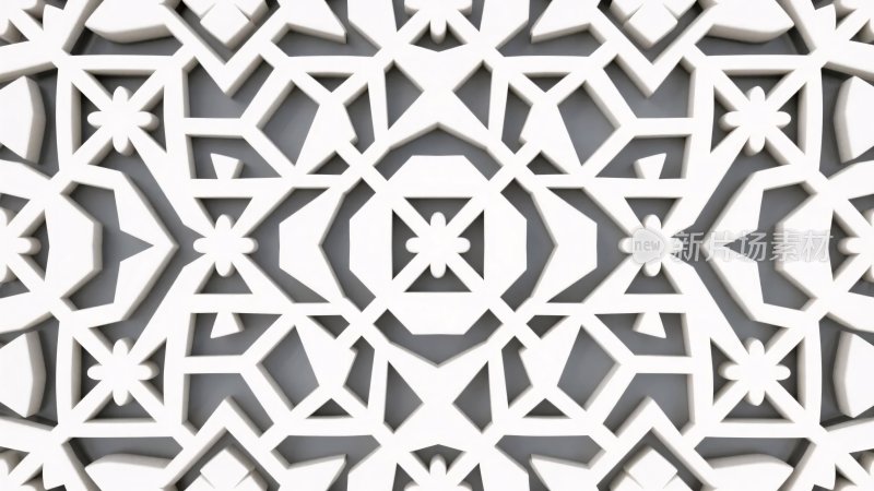 对称几何装饰图案