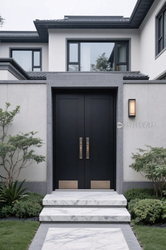 现代住宅大门景观
