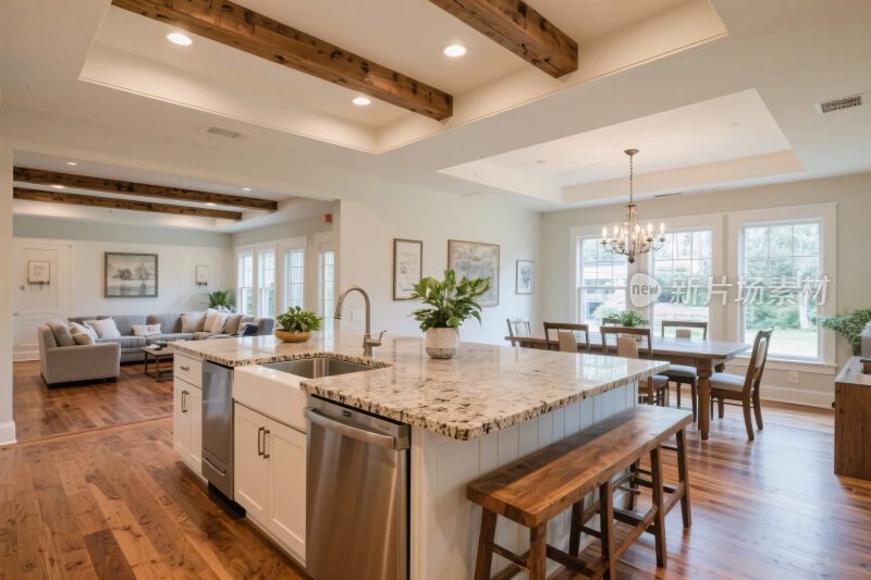 美式风格开放式厨房