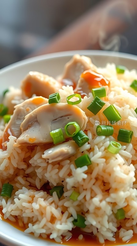 香葱鸡肉盖浇饭