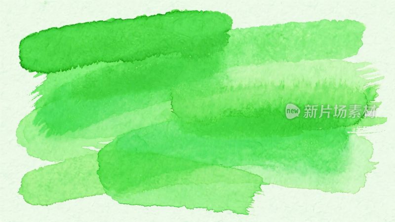 绿色水彩笔触背景图案