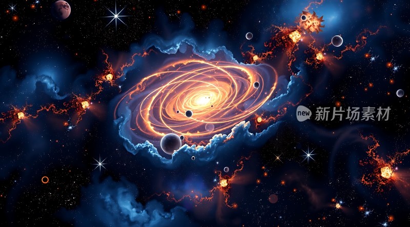 宇宙旋涡星际奇观