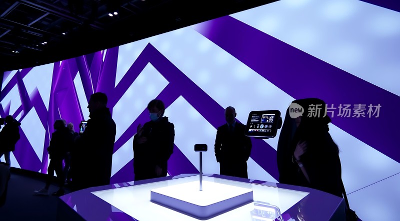新品发布会现场科技感十足