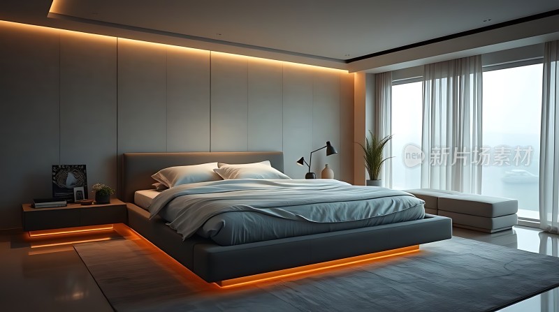 现代简约卧室温馨舒适时尚大气