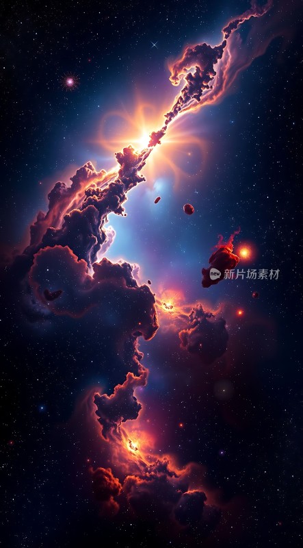 宇宙奇观星云与恒星