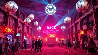 灯光璀璨的派对现场 灯光璀璨的派对现场