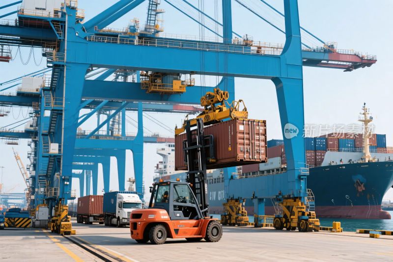 港口叉车作业场景