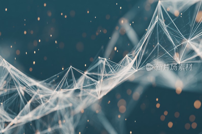 抽象线条科技感背景图