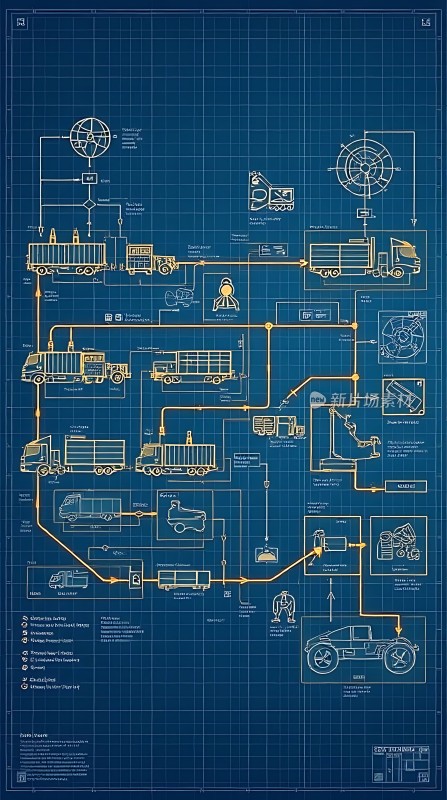 物流运输系统流程图